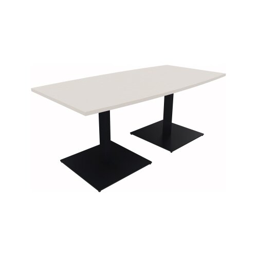 Konferenztisch communication 1.800 x 720 x 800/900 mm (B x H x T) anthrazit metallic