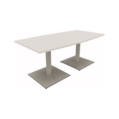 Konferenztisch communication 1.800 x 720 x 800/900 mm (B x H x T) silberaluminium