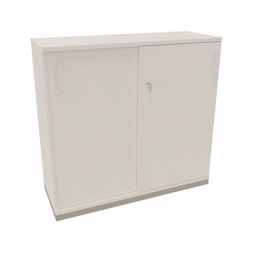 Schiebetürenschrank endless 1.200 x 1.133 x 442 mm (B x H x T) silberaluminium