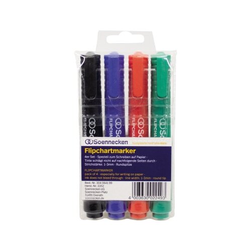 Soennecken Flipchartmarker 4 St./Pack.