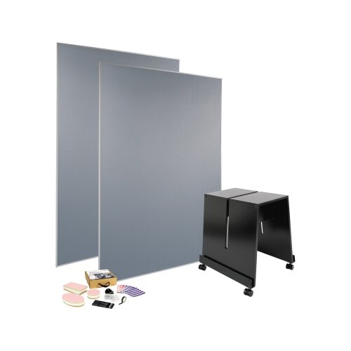 SIGEL Präsentationswand Meet up Bundle