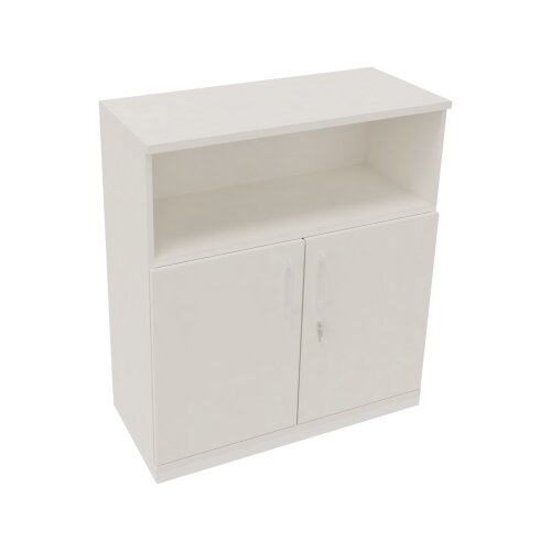 Regalschrank endless 1.000 x 1.133 x 442 mm (B x H x T) verkehrsweiß