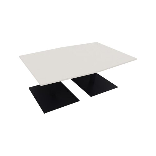 Konferenztisch communication 2.000 x 720 x 1.000/1.100 mm (B x H x T) anthrazit metallic