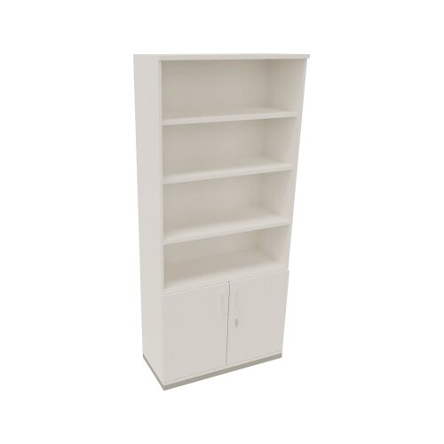 Regalschrank endless 1.000 x 2.221 x 442 mm (B x H x T) silberaluminium