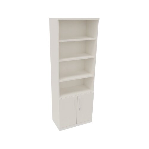 Regalschrank endless 800 x 2.221 x 442 mm (B x H x T) verkehrsweiß