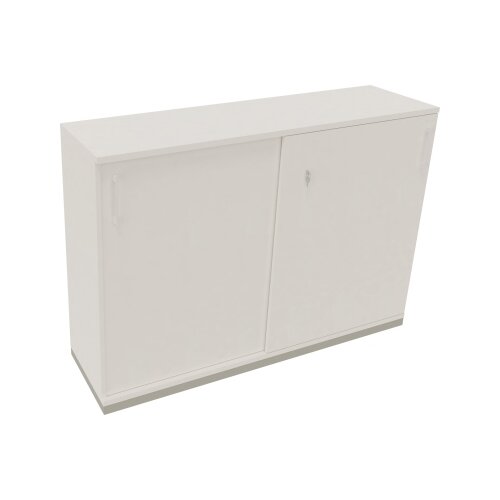Schiebetürenschrank endless 1.600 x 1.133 x 442 mm (B x H x T) silberaluminium