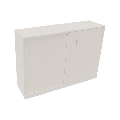 Schiebetürenschrank endless 1.600 x 1.133 x 442 mm (B x H x T) verkehrsweiß