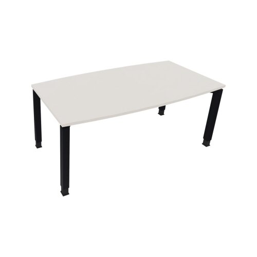 Konferenztisch communication 1.800 x 680-820 x 800/900 mm (B x H x T) anthrazit metallic
