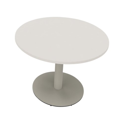 Konferenztisch communication rund 1.000 x 720 mm (Ø x H) silberaluminium