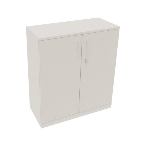 Flügeltürenschrank endless 1.000 x 1.133 x 442 mm (B x H x T) verkehrsweiß
