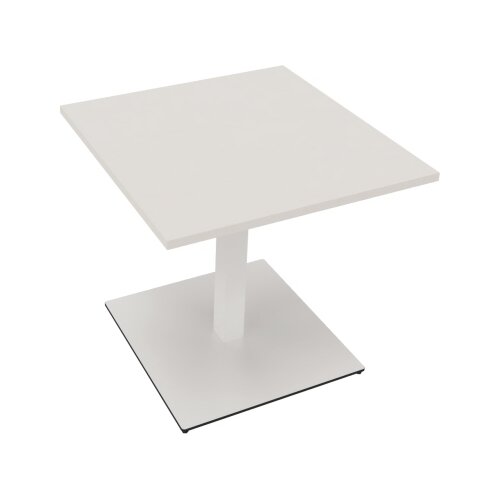 Konferenztisch communication 800 x 720 x 800 mm (B x H x T) verkehrsweiß