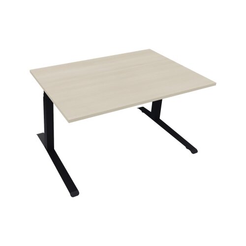 Schreibtisch all in one 1.400 x 645-1.275 x 900 mm (B x H x T) akazie hell