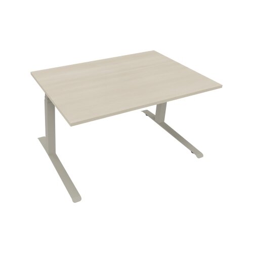 Schreibtisch all in one 1.400 x 645-1.275 x 900 mm (B x H x T) akazie hell