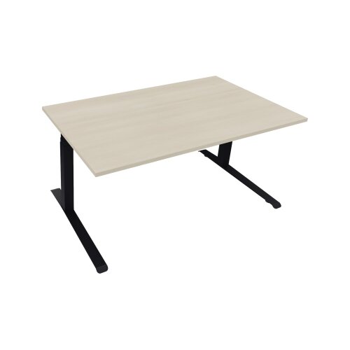 Schreibtisch all in one 1.600 x 645-1.275 x 900 mm (B x H x T) akazie hell