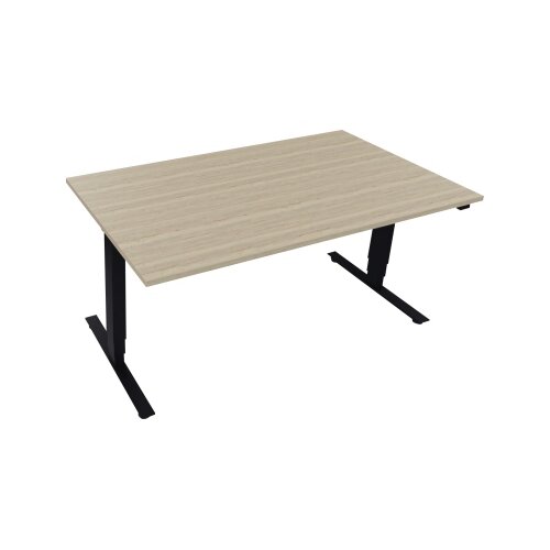 Schreibtisch Move 2.0 1.600 x 625-1.285 x 900 mm (B x H x H x T) eiche natur
