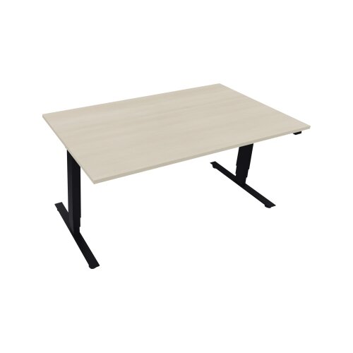Schreibtisch Move 2.0 1.600 x 625-1.285 x 900 mm (B x H x H x T) akazie hell