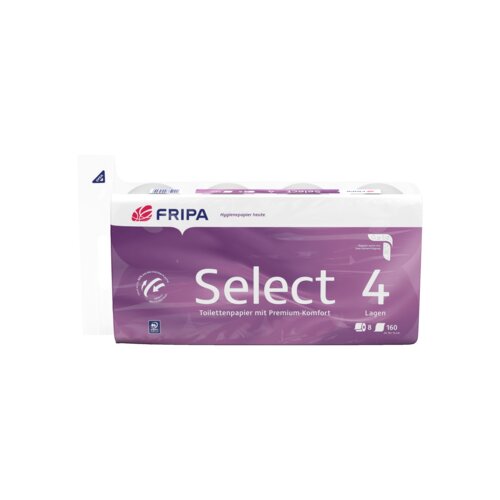 Fripa Toilettenpapier Select 4-lagig