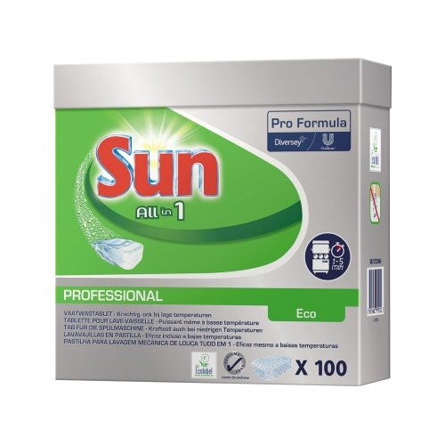 SUN Spülmaschinentabs Professional All in 1 ECO
