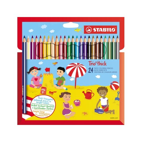 STABILO® Buntstift Trio® dick 24 St./Pack.
