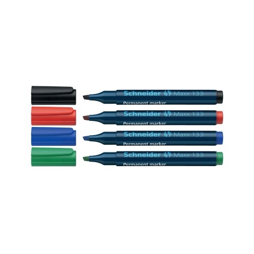 Schneider Permanentmarker Maxx 133 nachfüllbar 4 St./Pack.