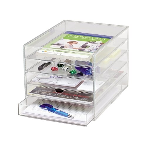 MAUL Schubladenbox Acryl 5 Schubladen