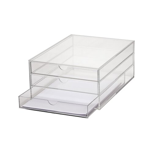 MAUL Schubladenbox Acryl 3 Schubladen