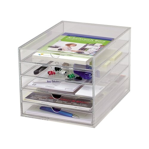 MAUL Schubladenbox Acryl 5 Schubladen