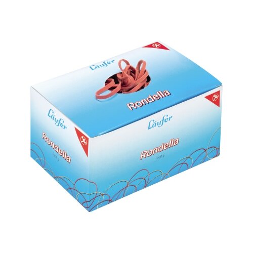 Läufer Gummiband 4 x 130 mm (B x L) 85 mm rot