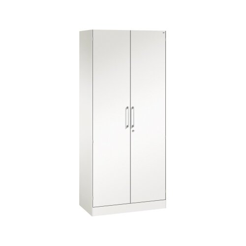 C+P Flügeltürenschrank Asisto 800 x 1.980 x 435 mm (B x H x T) verkehrsweiß