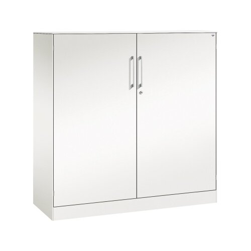 C+P Flügeltürenschrank Asisto 1.200 x 1.310 x 435 mm (B x H x T) verkehrsweiß