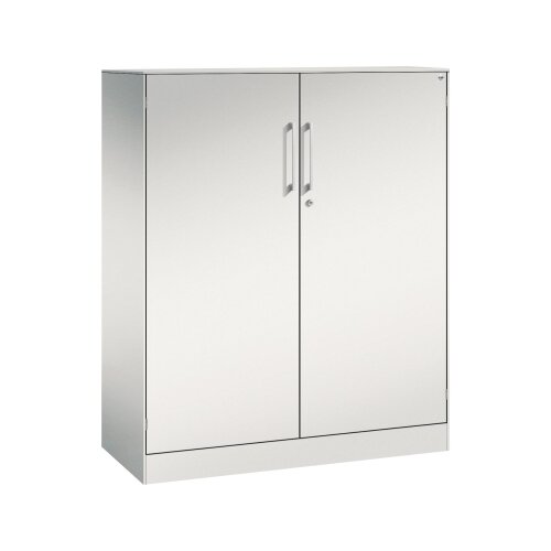 C+P Flügeltürenschrank Asisto 1.000 x 1.310 x 435 mm (B x H x T) lichtgrau
