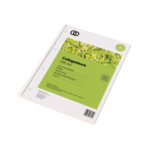 Soennecken Collegeblock oeco Recycling DIN A4