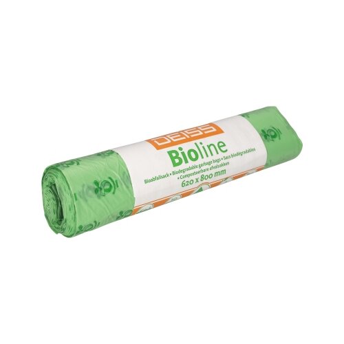 DEISS Müllbeutel BIOLINE 60 l 10 St./Pack.