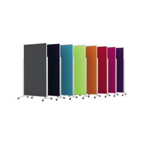 magnetoplan® Moderationstafel Design VarioPin weiß, pulverbeschichtet