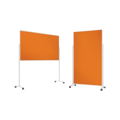 magnetoplan® Moderationstafel Design VarioPin weiß, pulverbeschichtet