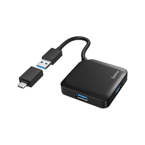 Hama USB-Hub USB-A, USB-C