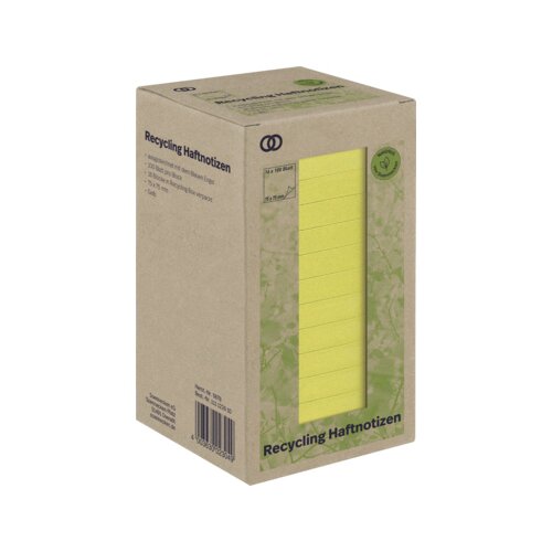 Soennecken Haftnotiz oeco Recycling 75 x 75 mm (B x H) 16 Block/Pack.