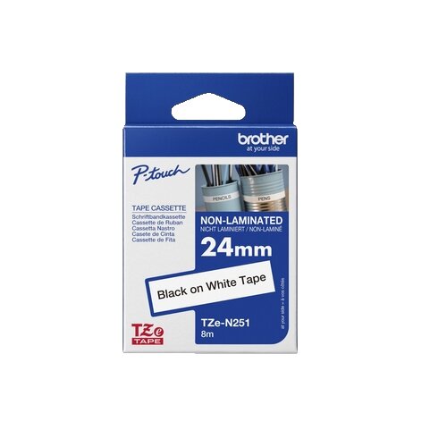 Brother Schriftbandkassette P-touch TZe-N251 24 mm x 8 m (B x L)