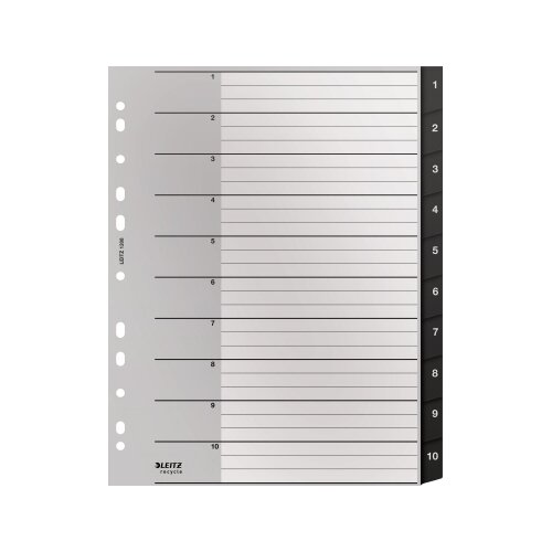 Leitz Zahlenregister Recycle