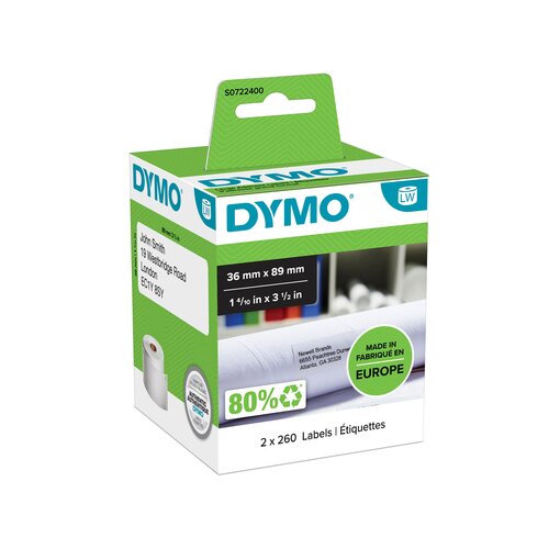 DYMO® Adressetikett 36 x 89 mm (B x H)