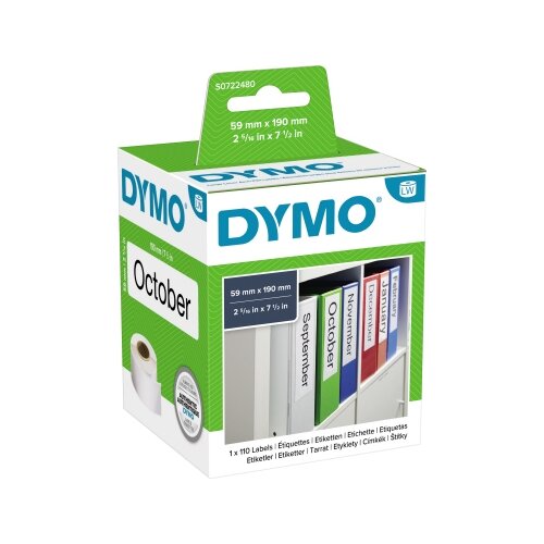DYMO® Ordneretikett Original 59 x 190 mm (B x H)