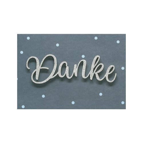 Perleberg Faltkarte Dankeschönkarte