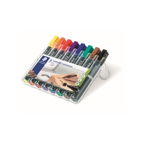 STAEDTLER® Permanentmarker Lumocolor® 350 8 St./Pack.
