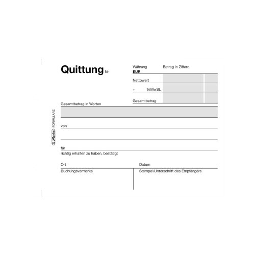 Herlitz Quittungsblock