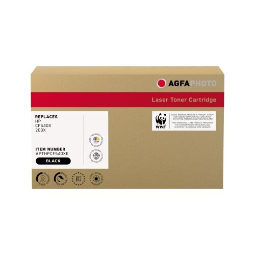 AgfaPhoto Toner Kompatibel mit HP 203X schwarz