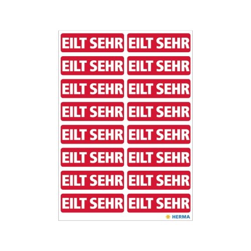 HERMA Hinweisetikett HOME 40 x 12 mm (B x H) EILT SEHR