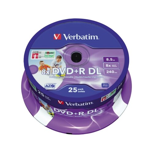Verbatim DVD+R DL Double Layer bedruckbar
