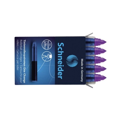 Schneider Nachfüllpatrone Tintenroller One Change 5 St./Pack.