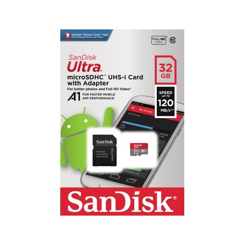 SanDisk Speicherkarte microSDHC Ultra® 32 Gbyte