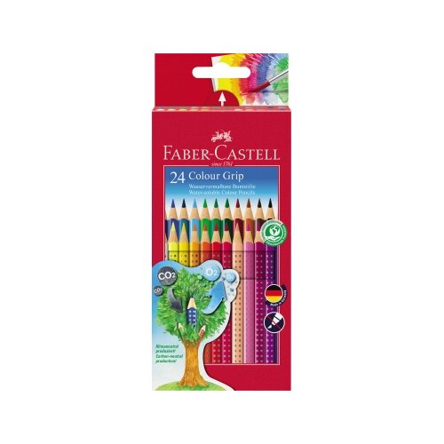 Faber-Castell Buntstift Colour GRIP 24 St./Pack.